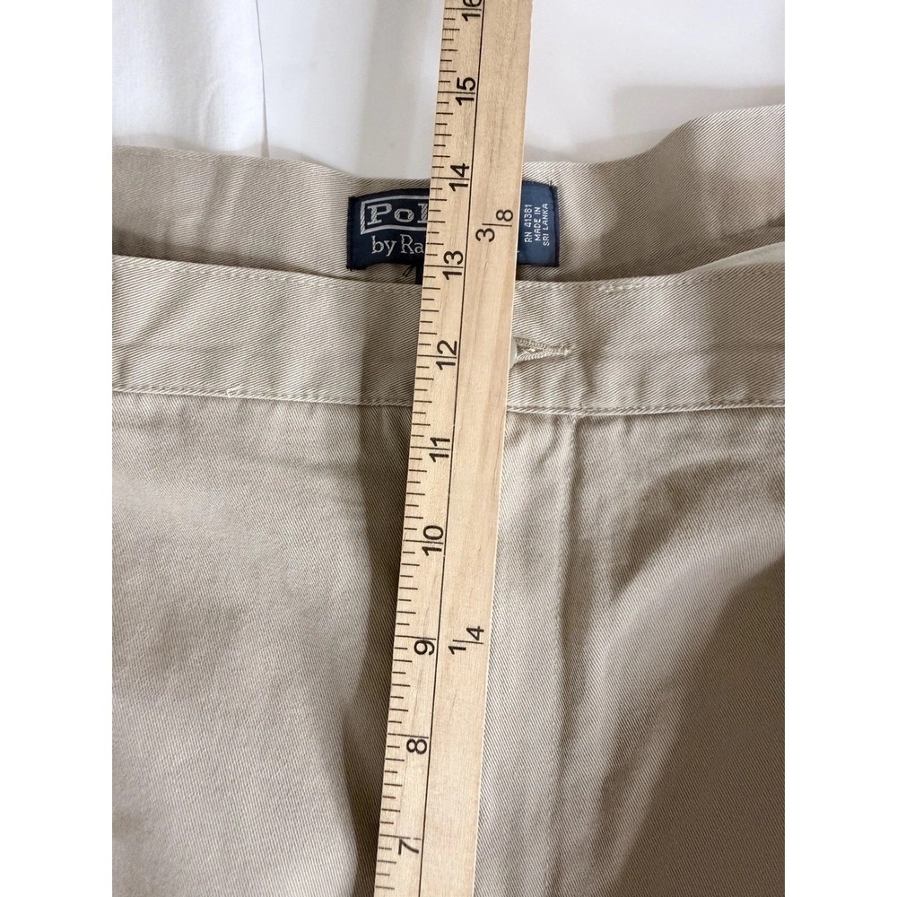 Polo Ralph‎ Lauren Tyler Short Mens 42 Chino Pleated Cotton Casual - Picture 7 of 9